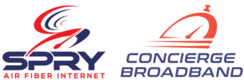 Spry Air Fiber Internet logos